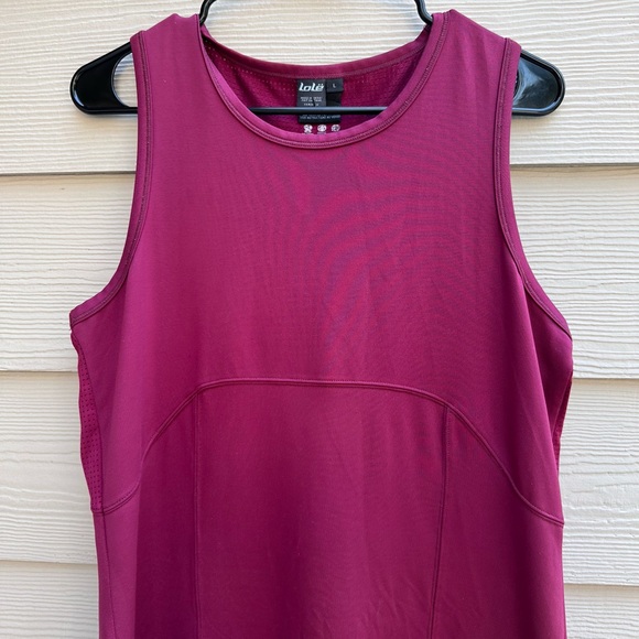 Lole Women's Purple/Pink Sleeveless Athletic Dress Size Large (A40) - Picture 5 of 15